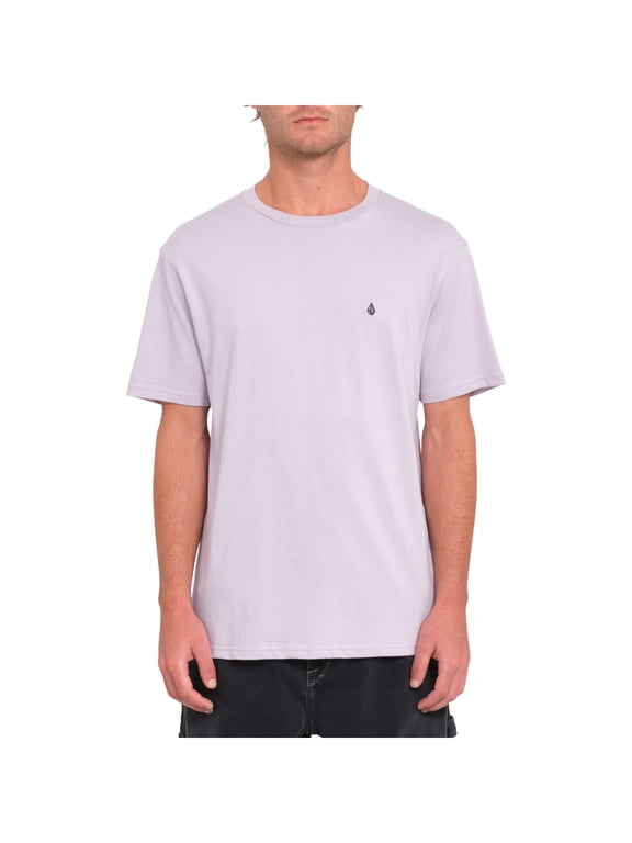 Stone Blanks Short Sleeve T-Shirt Light Purple men in size Medium