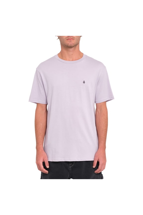 Stone Blanks Short Sleeve T-Shirt Light Purple men in size X Large