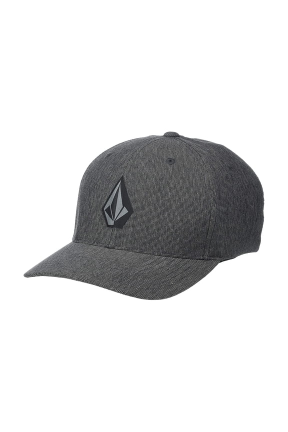 Men's Hat Stone Tech FlexFit Cap (Large/X-Large, Charcoal)