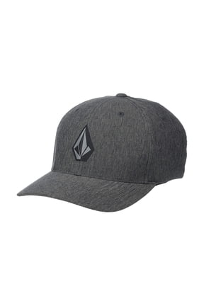 Men's Hat Stone Tech FlexFit Cap (Small/Medium, Charcoal)