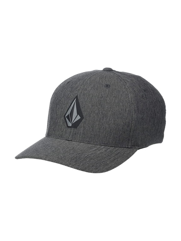 Men's Hat Stone Tech FlexFit Cap (Small/Medium, Charcoal)