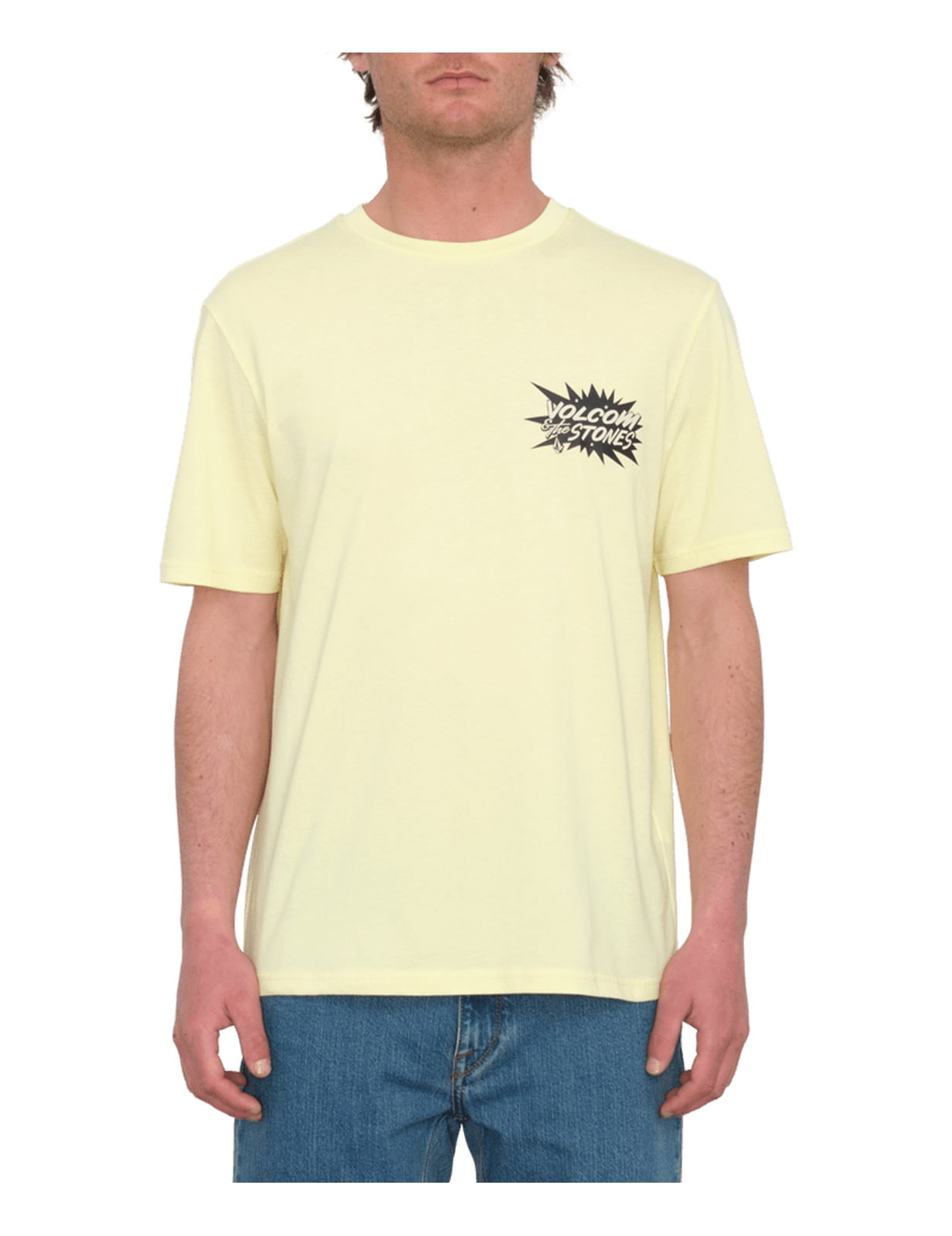 T-shirt Donna Volcom My Guys: Manica Corta, In Cotone Biologico, Oversize, Colore Nero - 3