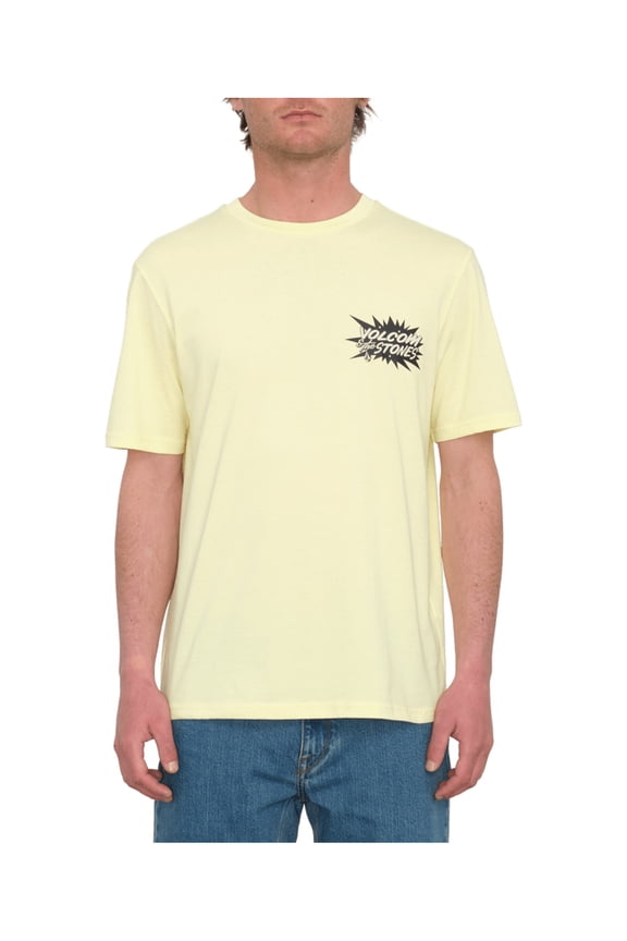 Strange Relics Short Sleeve T-Shirt Aura Yellow men in size Medium