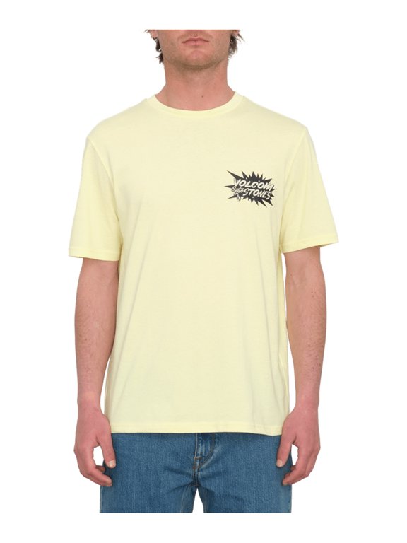Strange Relics Short Sleeve T-Shirt Aura Yellow men in size Medium
