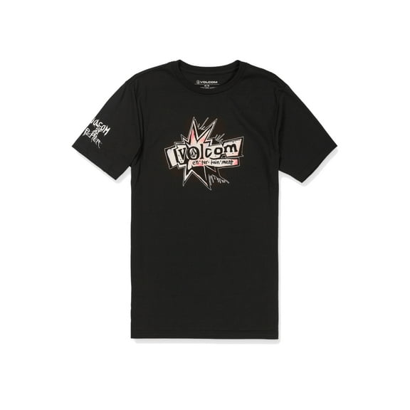 Volcom V Entertainment Skullconuts Short Sleeve T-Shirt BLK in size Large