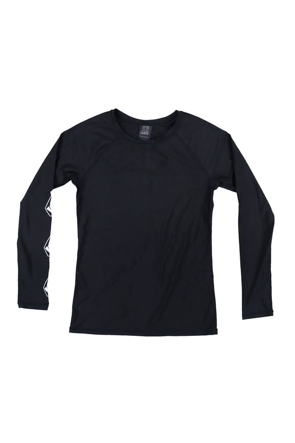 Women's Rash Guard Swim Simply Core Black Large New