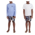 thumbnail image 1 of Volcom Youth Boy's 3 Piece Swim Set, Tee, Swim Short and Rashguard (US, Alpha, Small, Regular, Blue), 1 of 3