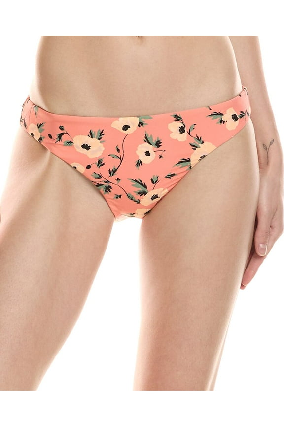 womens Call Me Big Poppy Bikini Bottom, m, Pink