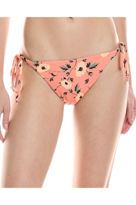 womens Call Me Big Poppy Teeny Bikini Bottom, xs, Pink