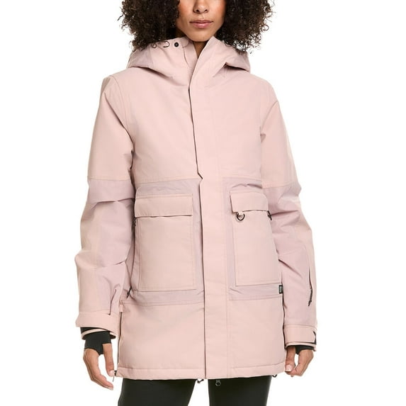 Volcom womens Larx Parka, XL, Pink