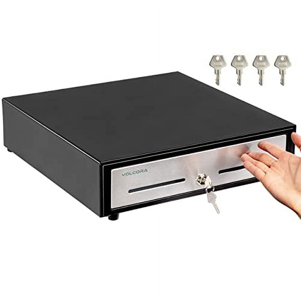 Volcora 16" Manual Push Open Cash Register Drawer for Point of Sale