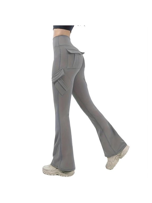 Spring and summer 2025 new European and n wide-leg pants tight nude feeling lifting buttocks overalls bell-bottoms high waist micro yoga pants