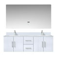 thumbnail image 1 of Volez 36 in W x 18.25 in D Dark Grey Single Bath Vanity with Side Cabinet, and White Ceramic Top, 1 of 9