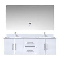 Volez 36 in W x 18.25 in D Dark Grey Single Bath Vanity with Side Cabinet, and White Ceramic Top