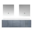 thumbnail image 1 of Volez 36 in W x 18.25 in D Navy Blue Single Bath Vanity with Side Cabinet, and White Ceramic Top, 1 of 7