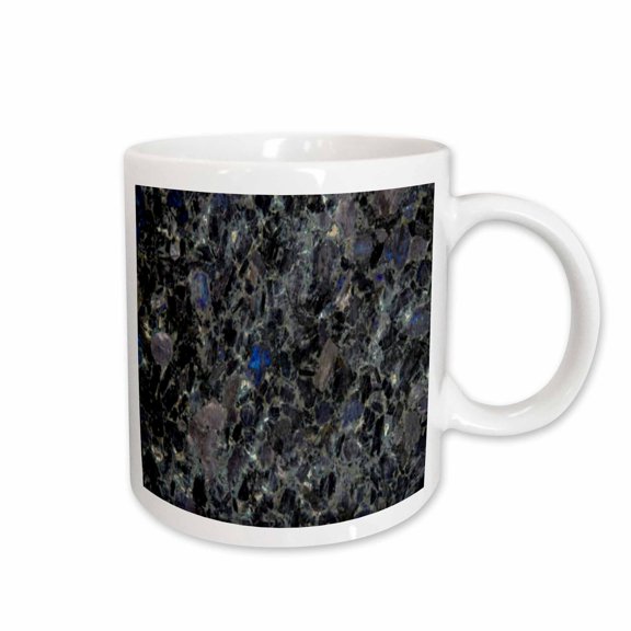 3drose, Volga Blue Granite Print, 15oz Mug