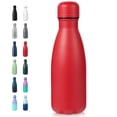 thumbnail image 1 of Neihepal 12oz Stainless Steel Insulated Water Bottle, BPA Free Cola Flask, Keeps Cold 24H Hot 12H (Red,1), 1 of 7