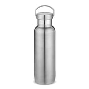 Neihepal 20oz Leakproof Stainless Steel Insulated Water Bottle with Handle, BPA Free, 1 Pack, Silver