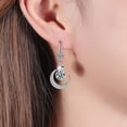 thumbnail image 1 of Volity Moon Star Drop Dangle Earrings for Women, Hypoallergenic Zirconia Silver Earrings, Birthday Valentine's Day Gifts for Women, 1 of 5