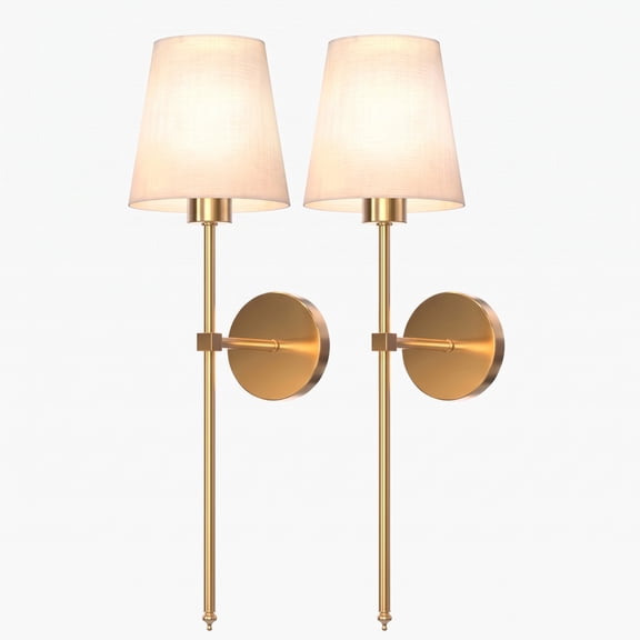 VOLIVO Wall Sconces Set of 2, 10 Brightness Level & 3 Color Temperature Wall Lamps, Wireless Rechargeable Hallway Lights with Remote for Bedroom Living Room