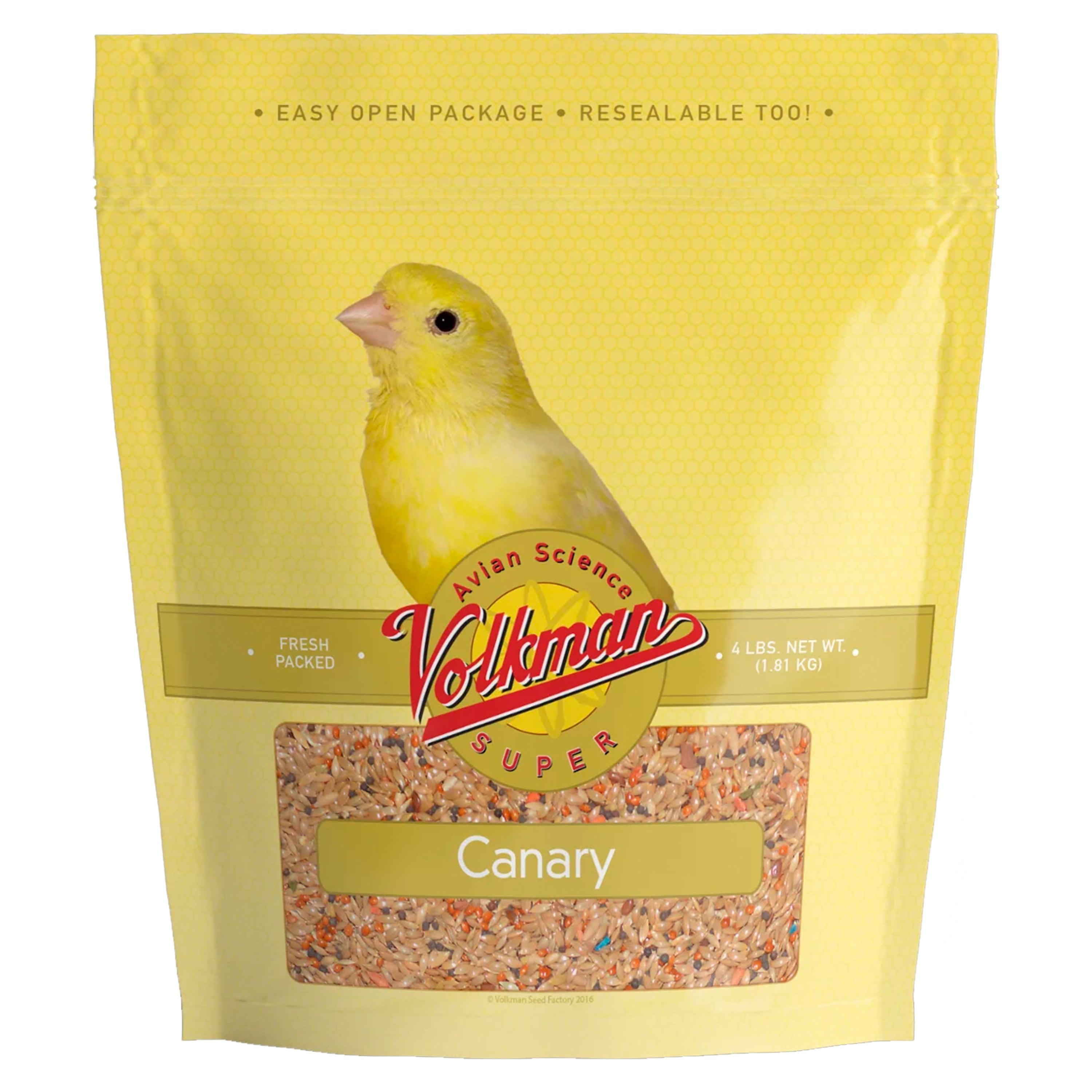 Volkman Seed Avian Science Super Canary Seed Nutritionally Balanced Food 4lbs