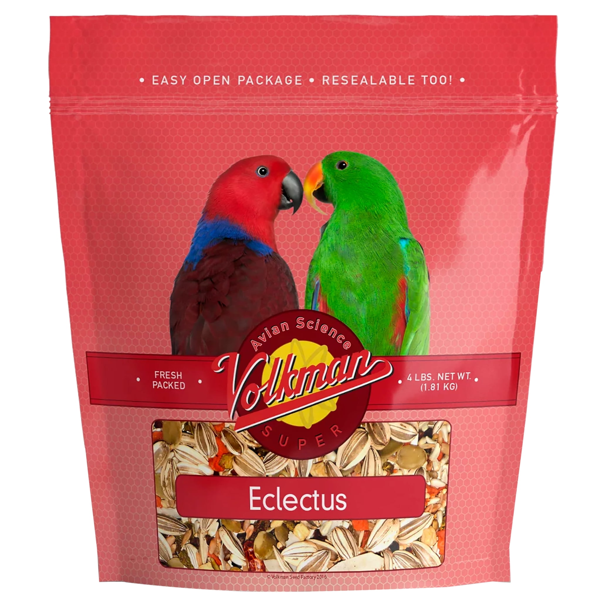 Volkman Seed Avian Science Super Eclectus Nutritionally Balanced Food 4lbs