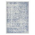 thumbnail image 1 of Volkmi Vintage Floral Area Rug – 9x12ft Blue, Washable and Collapsible Non-Slip Low Pile Carpet for Living Room, Bedroom, Office,Soft Polyester – USA Specification, 1 of 8