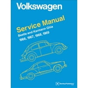 Volkswagen Beetle and Karmann Ghia Service Manual, Type 1: 1966, 1967, 1968, 1969 (Hardcover)