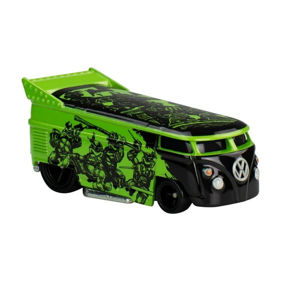 Volkswagen Drag Bus, Teenage Mutant Ninja Turtles - Mattel Hot Wheels HXD63956D - 3" Scale Diecast Model Car
