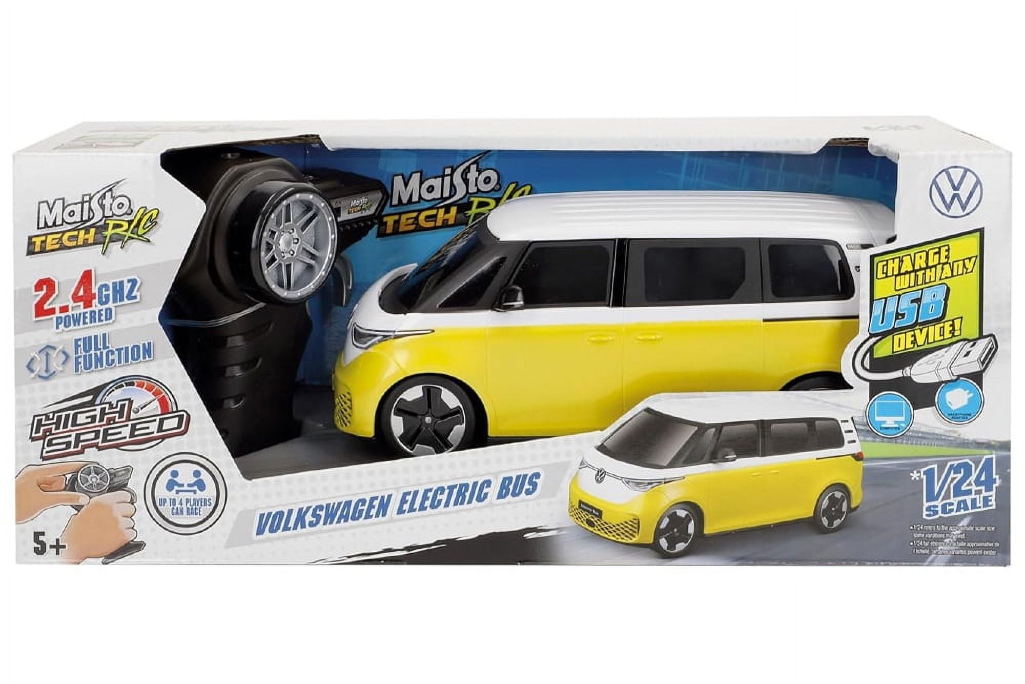 Volkswagen Electric Bus (ID. Buzz), Yellow - Maisto 82343 - 1/24