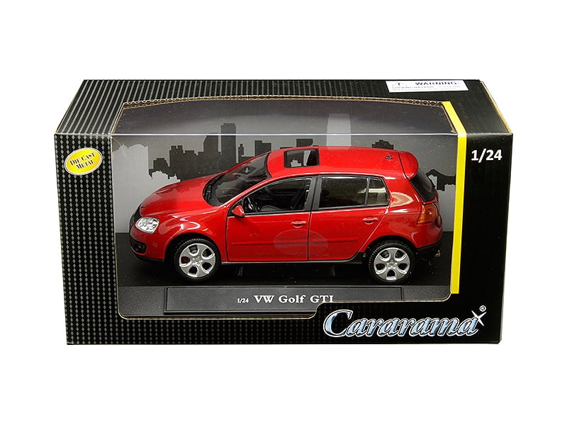 Volkswagen Golf GTI with Sunroof Red 1/24 Diecast Model Car by
