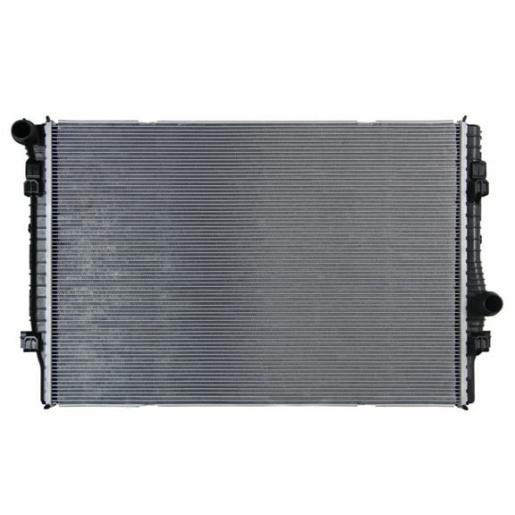 For Volkswagen Golf R/SportWagen 2015 2016 2017 2018 2019 Radiator | Length - 25.59 Inches | Thickness - 1.26 Inches | Aluminum | Replacement For VW3010172 | 5QM121251A