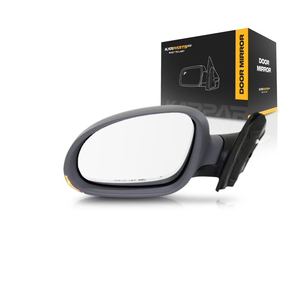 MIRROR Compatible For 2013-2016 Volkswagen Jetta Left Driver Heated Power Glass In-housing Signal Light With Memory Paintable - Foto 5