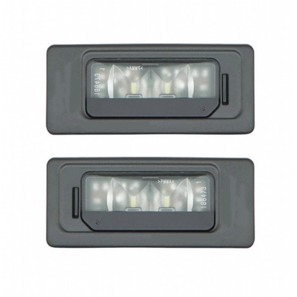 For Volkswagen Jetta 2013 14 15 16 2017 License Plate Light Assembly Driver and Passenger Side | Pair | Hybrid | LED | Type R | Wagon | Replacement For VW2870112, VW2870112 | 3AF943021A