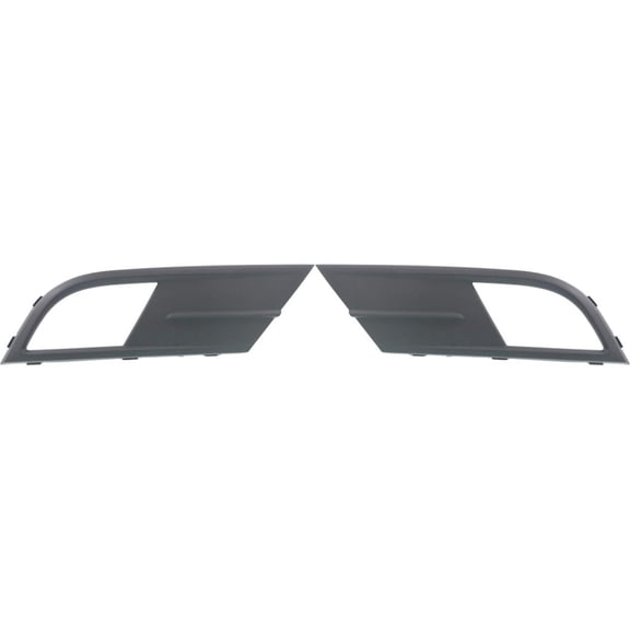 For Volkswagen Jetta Fog Light Trim 2015 2016 | 4-DR | Pair Driver and Passenger Side | Front | Insert | Outer | VW1038133 | VW1039133 | 5C6 853 665 E 9B9 | 5C6 853 666 E 9B9