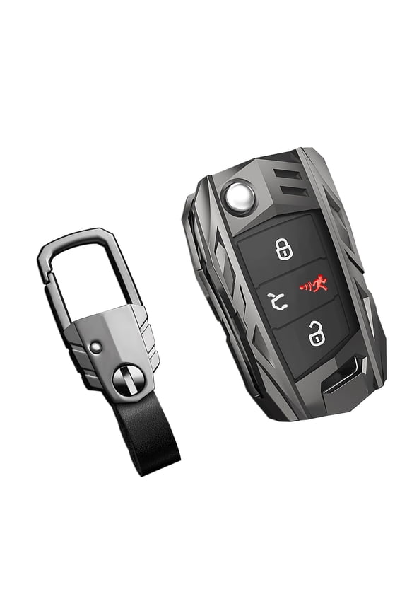 for Volkswagen Key Fob Cover with Keychain,Stylish and Durable Zinc Alloy Protection Key Case Compatible with VW Atlas Golf Jetta Tiguan Passat GTI Key shell Accessories