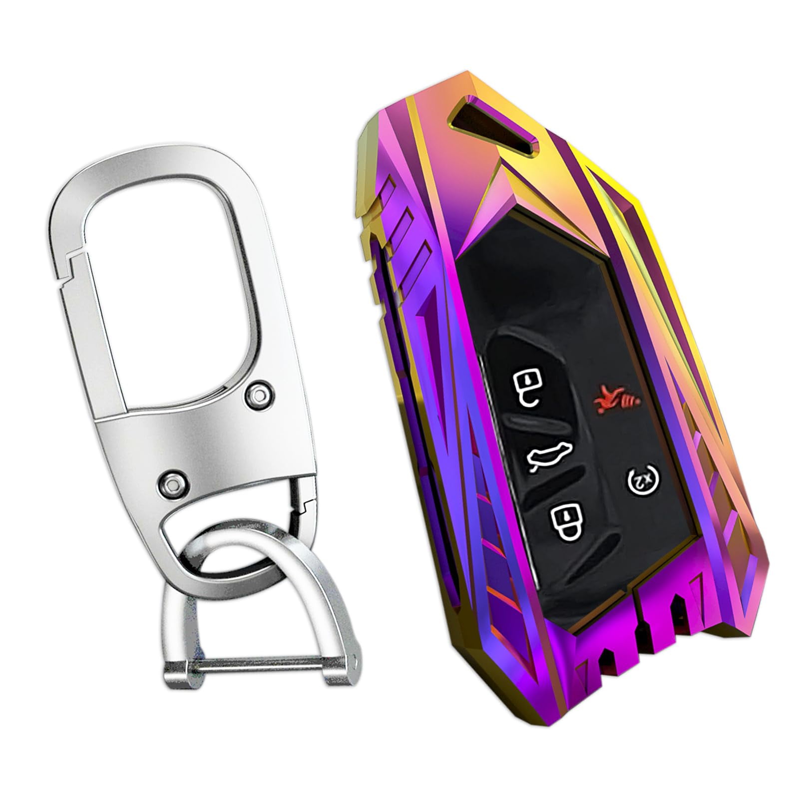 For Volkswagen Key Fob Cover,Keychain,Zinc Alloy Protection Car Key ...