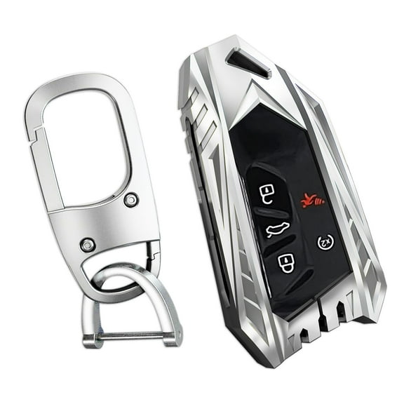 For Volkswagen Key Fob Cover,Keychain,Zinc Alloy Protection Car Key Case For 2020-2024 ID4 ID3 MK8 Golf GTI Skoda Octavia Ateca Holder Smart Remote Keyshell Accessories