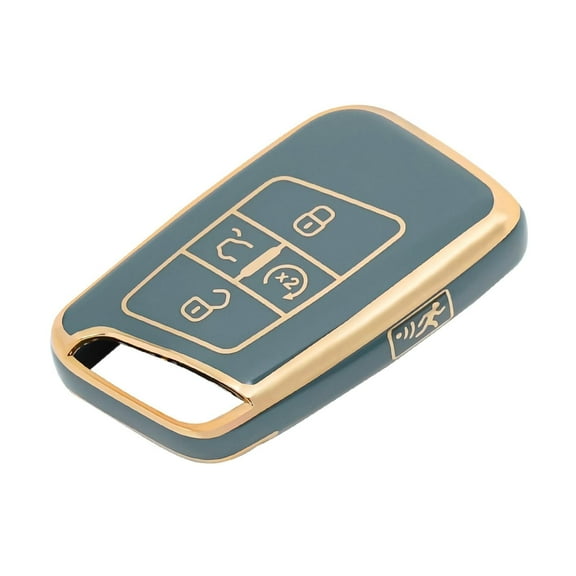 for Volkswagen Key Fob Cover, Premium Soft TPU Full Protection Key Fob Case VW Tiguan Atlas Jetta Passat Golf Alltrack Smart Keyless Fob Remote Key ,Blue
