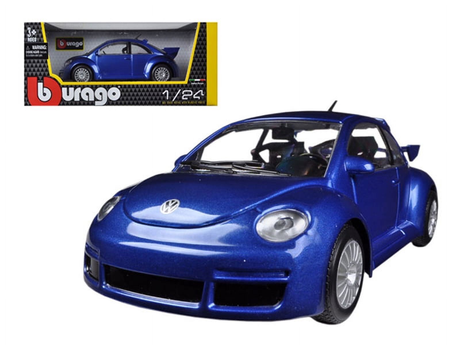 Bburago Volkswagen New Beetle RSI Blue Diecast Metal Toy Car Model