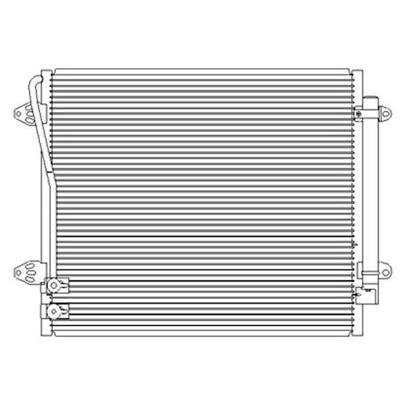 oe replacement a/c condenser volkswagen passat (2012+) (partslink number vw3030137)