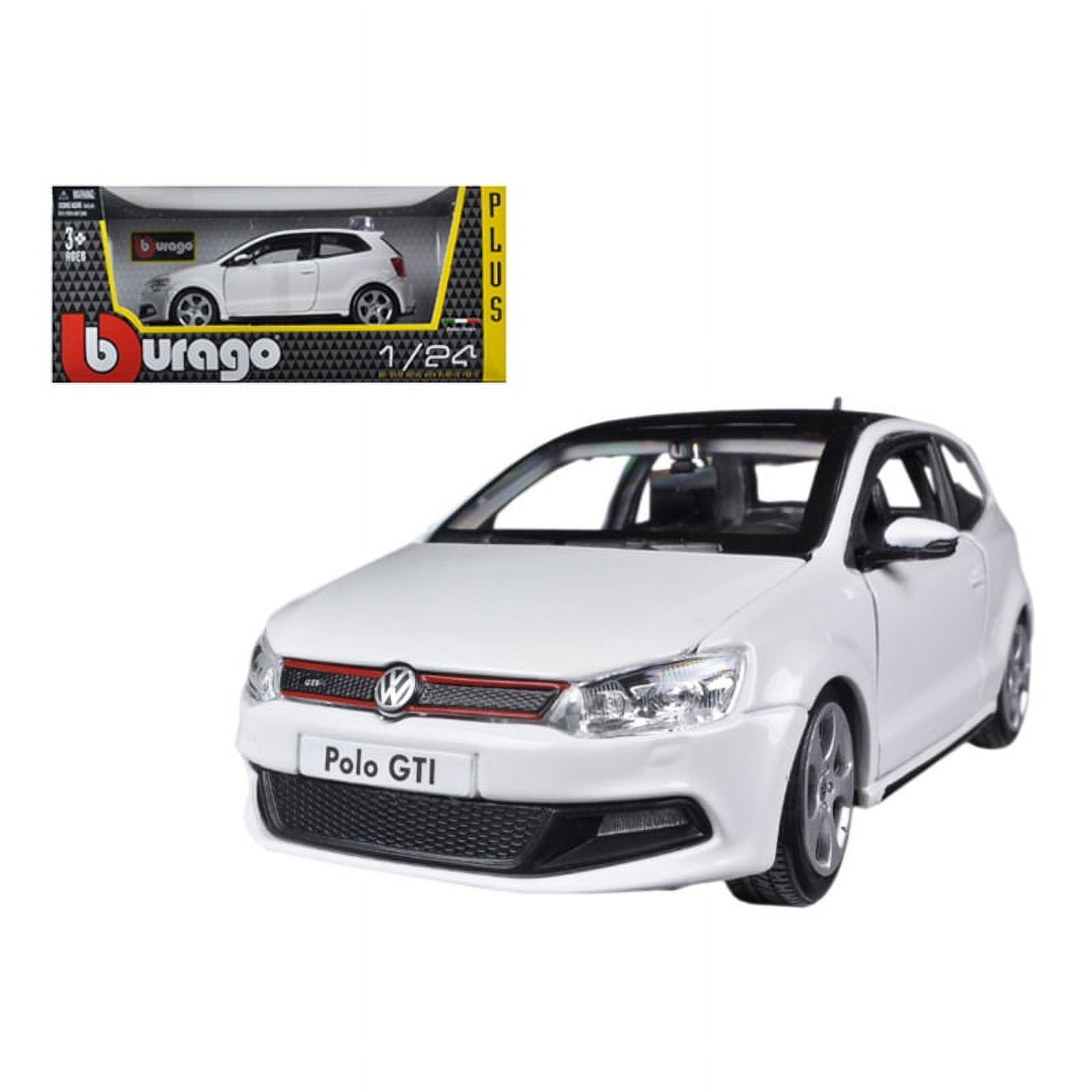 Volkswagen Polo GTI Mark 5 White 1/24 Diecast Car Model by