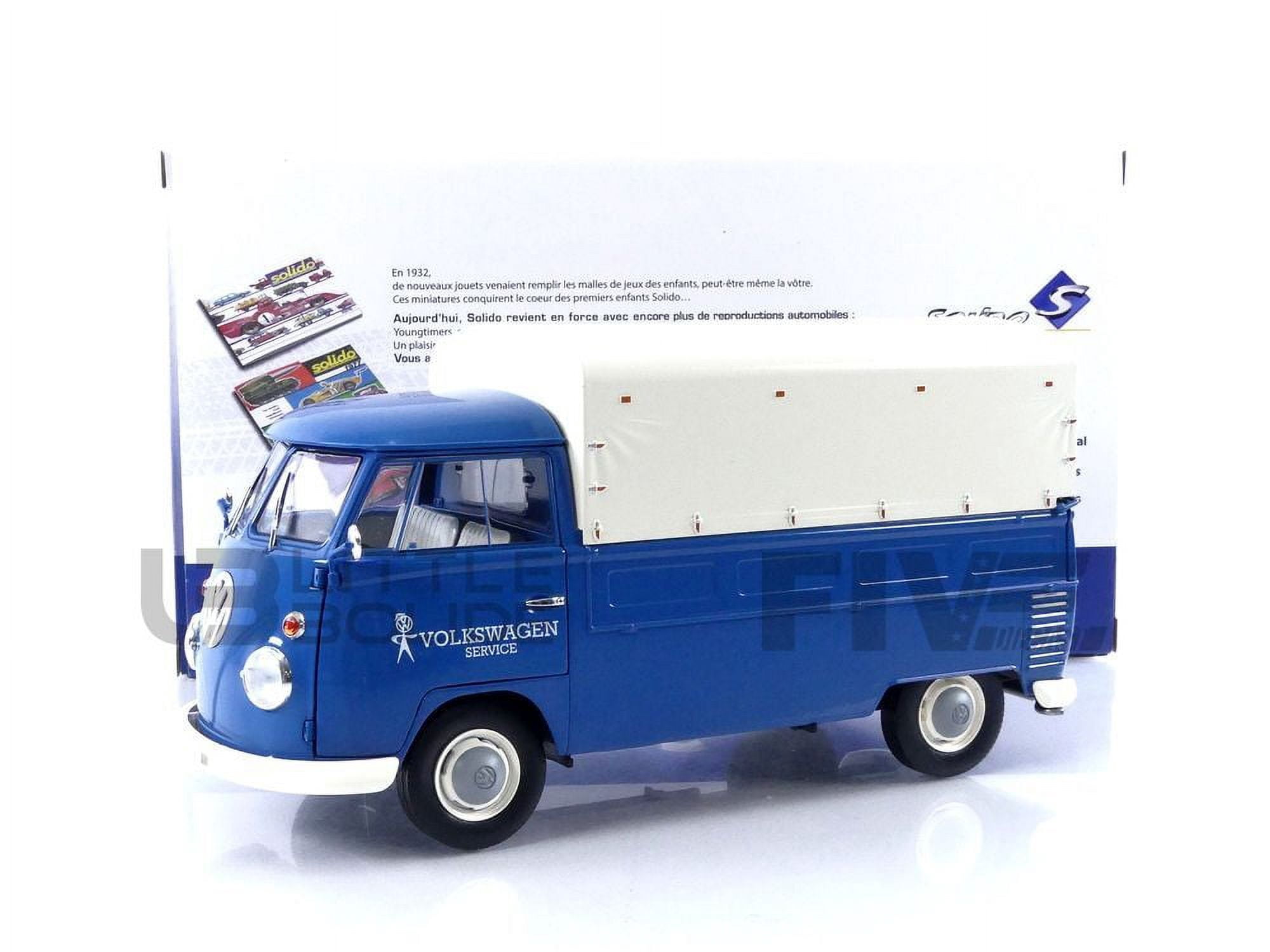 Volkswagen T2 Pick-Up 1968 Bleu – Solido 1/18 (Neuf)