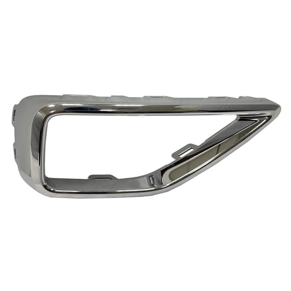 For Volkswagen Taos 2022 2023 Bumper Cover Exhaust Trim Driver Side | Rear | Made of Plastic | Chrome | Replacement For VW1146114 | 191275919484, 2GJ807833A2ZZ