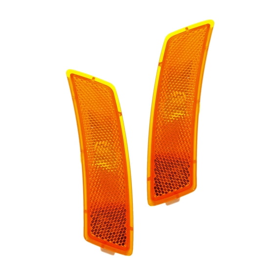 For Volkswagen Tiguan 2018 2019 2020 2021 Side Marker Light Driver and Passenger Side | Pair | Front | Lens and Housing | CAPA Certified | Replacement For VW2554100C, VW2555100C