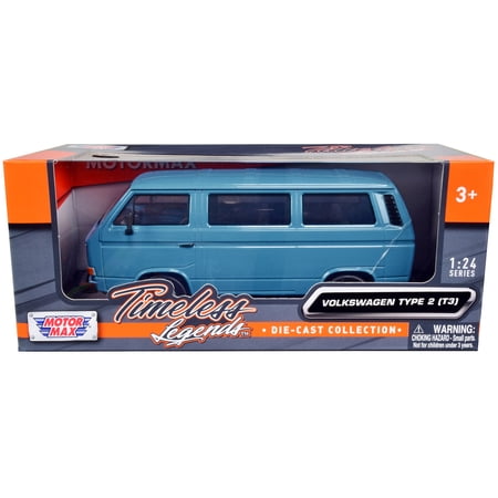 Volkswagen Type 2 (T3) Van Blue "Timeless Legends" Series 1/24 Diecast Model Car by Motormax price history and forecast - MOTORMAX 79376bl