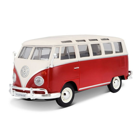 Volkswagen Van "Samba", Red - Showcasts 38956R - 1/25 Scale Diecast Model Car