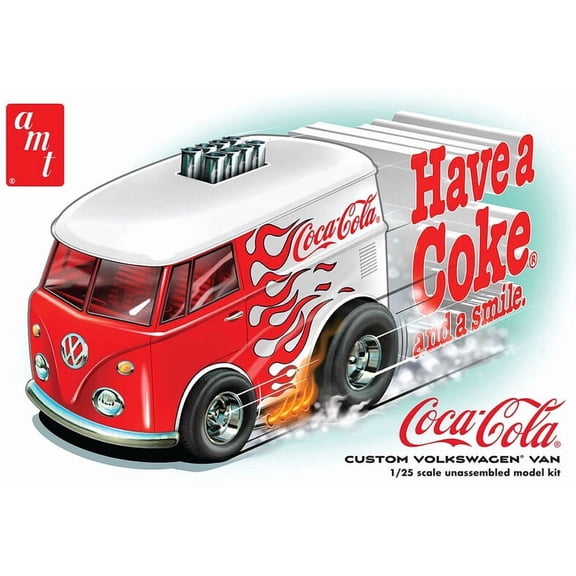 Volkswagen Van Show Rod CocaCola AMT Model Kit