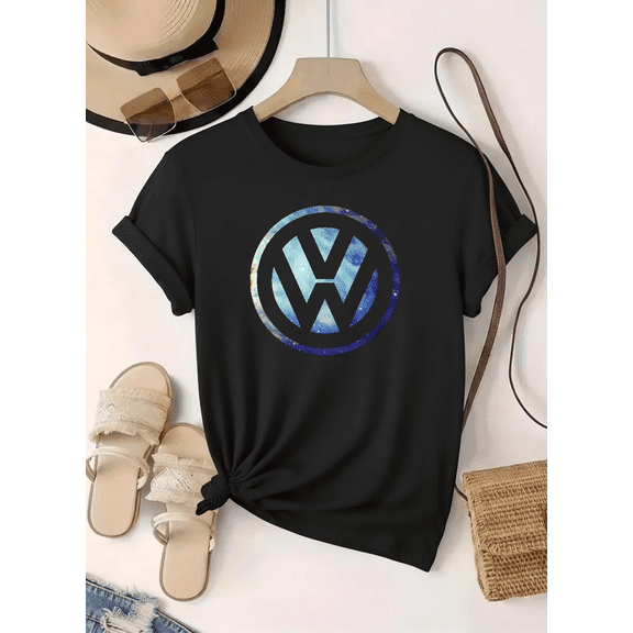 Volkswagen Vintage Car Space Galaxy Outer Art Graphic Design Unisex T-Shirt V12747 up to Size 5XL