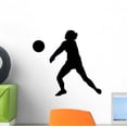 thumbnail image 1 of Volley Ball Silhouette Wall Decal by Wallmonkeys Peel and Stick Graphic (12 in H x 8 in W) WM290786, 1 of 4